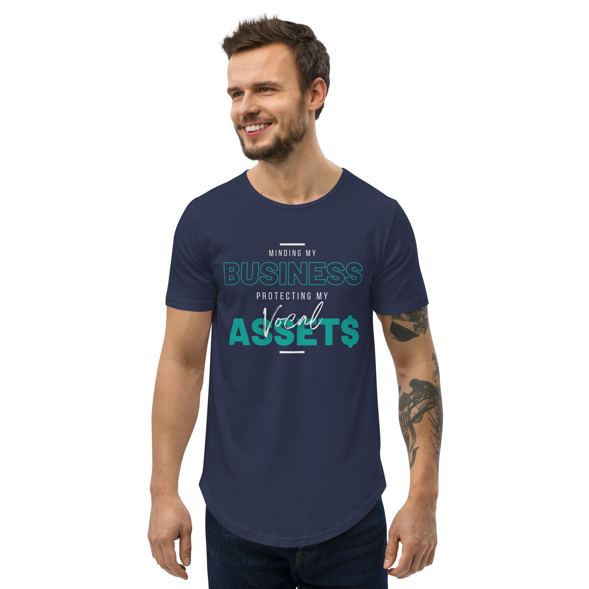 Men's Vocal ASSET$ Curved Hem T-Shirt