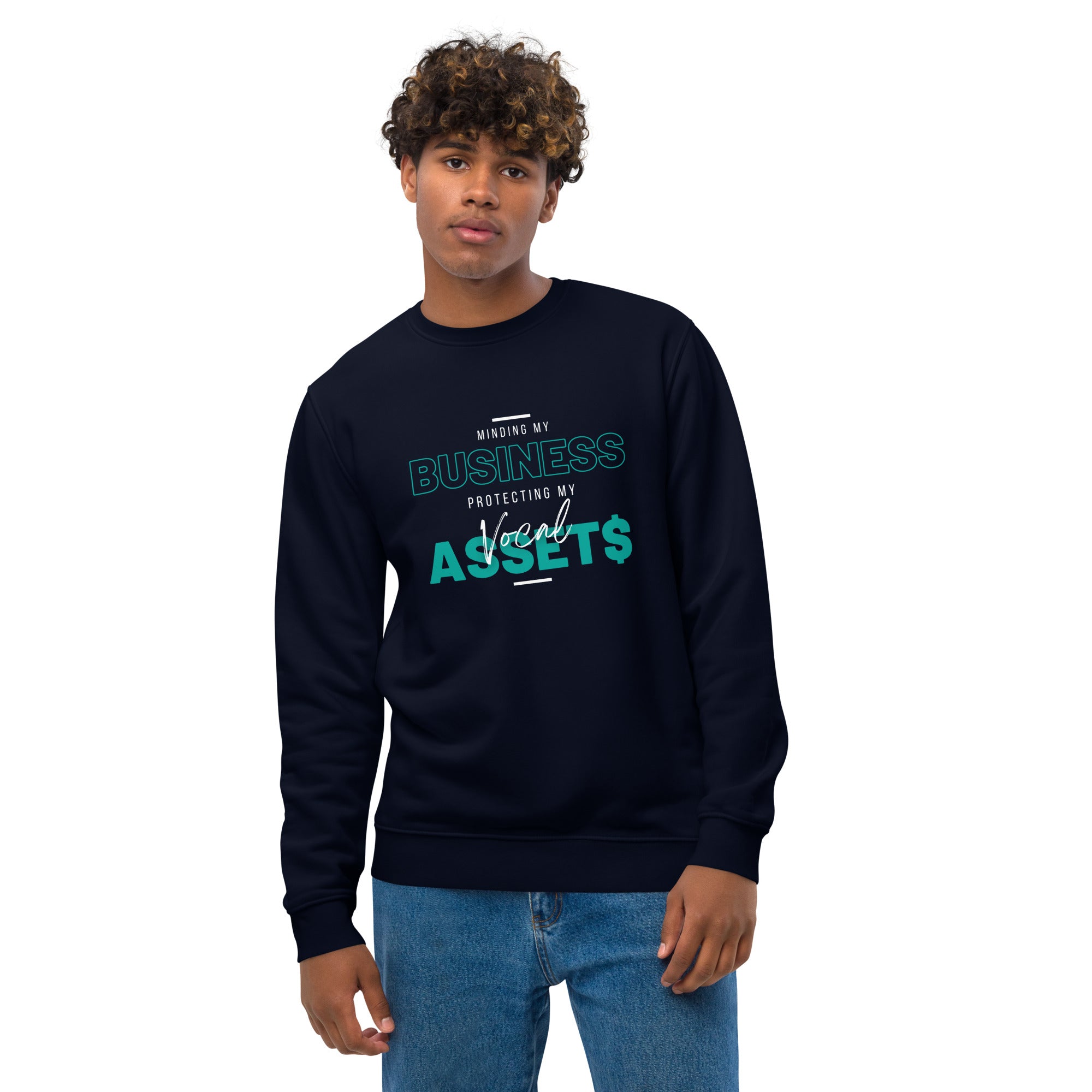 Protecting My Vocal ASSET$ Unisex eco sweatshirt